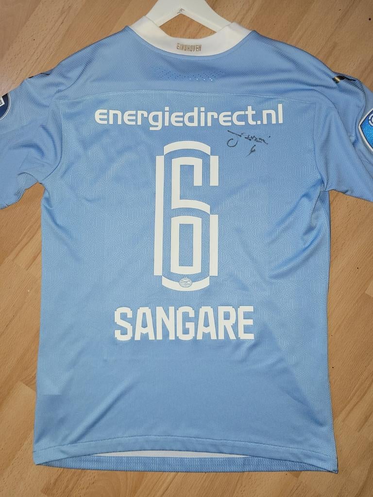 Gesigneerd en match issued ibrahim sangare PSV shirt, Ophalen of Verzenden