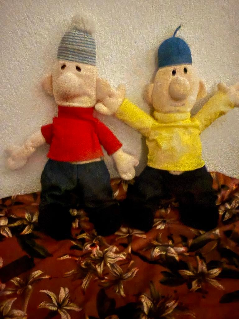 Buurman en Buurman knuffels - A je to!, Gebruikt, Overige merken, Overige karakters, Overige typen