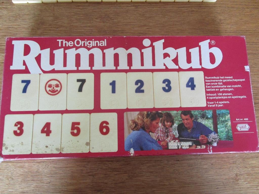 Rummikub, Hobby en Vrije tijd, Gezelschapsspellen | Overige, Ophalen of Verzenden, Gebruikt