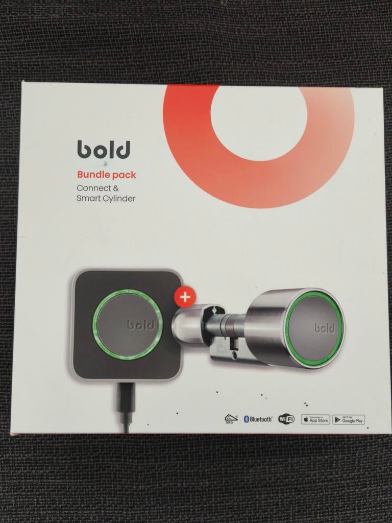 Bold Smart Lock SX33 + Connect bundle, Doe-het-zelf en Verbouw, Hang- en Sluitwerk, Ophalen of Verzenden, Zo goed als nieuw, Rvs