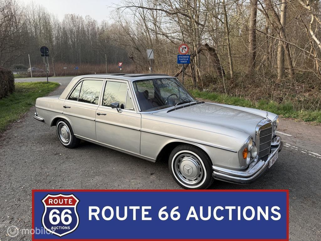 Mercedes-Benz 280 SE 3.5 | 1971 | Route 66 Auctions, Auto's, Overige carrosserieën, Zwart, Mercedes-Benz, Bedrijf
