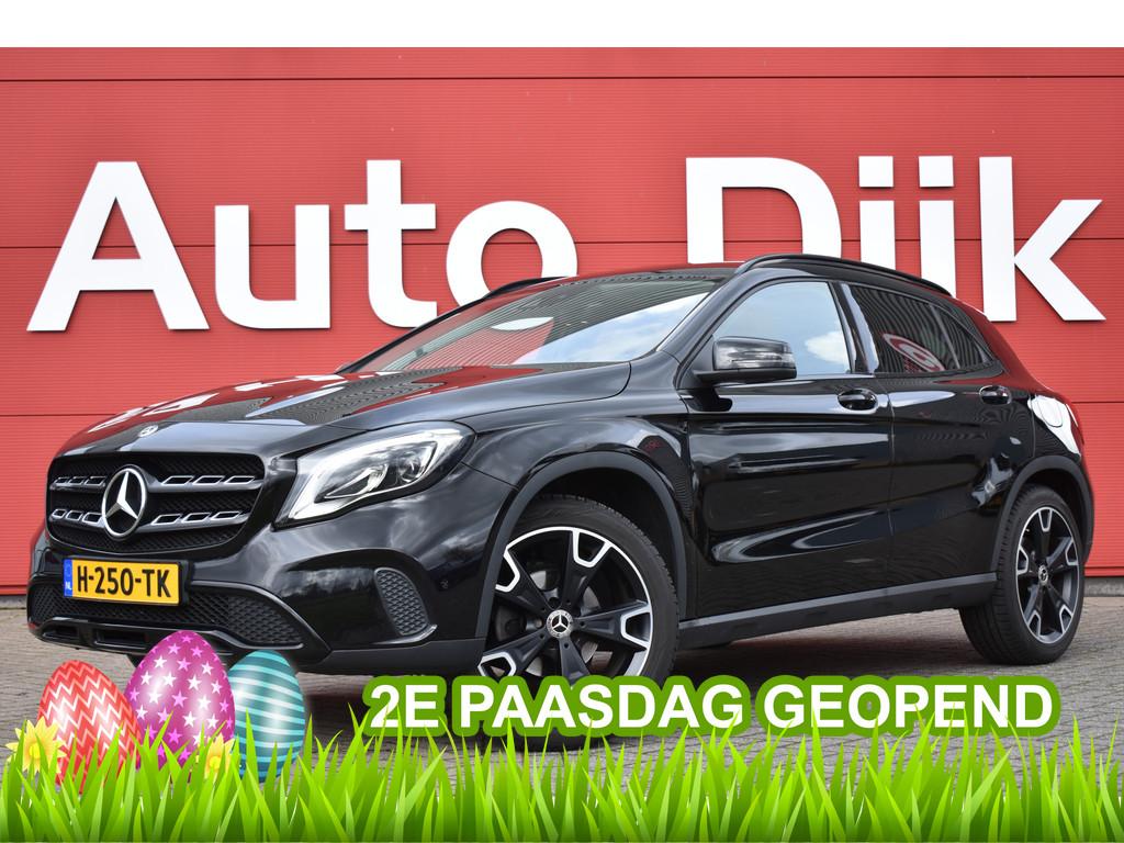 Mercedes-Benz GLA 200 Premium Plus Automaat | LED | Navi | C, 15 km/l, Gebruikt, Leder en Stof, Zwart