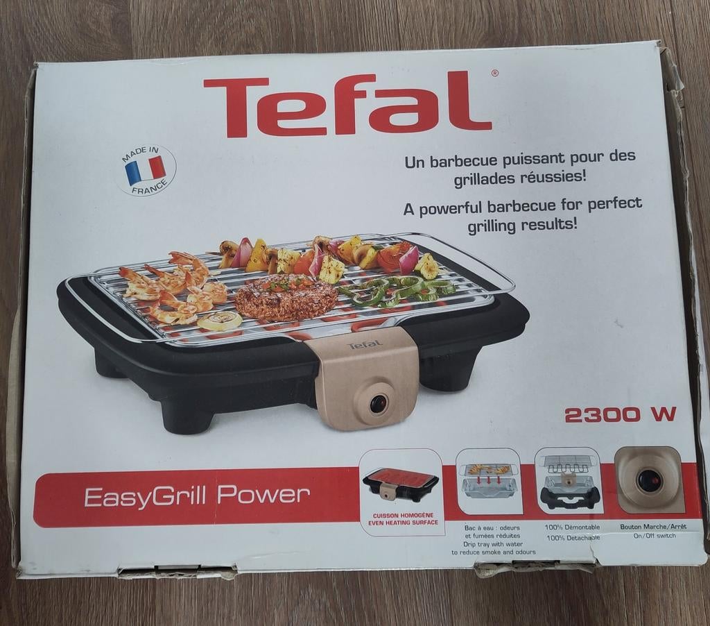 Tefal EasyGrill Power elektrische barbecue 2300W, Ophalen