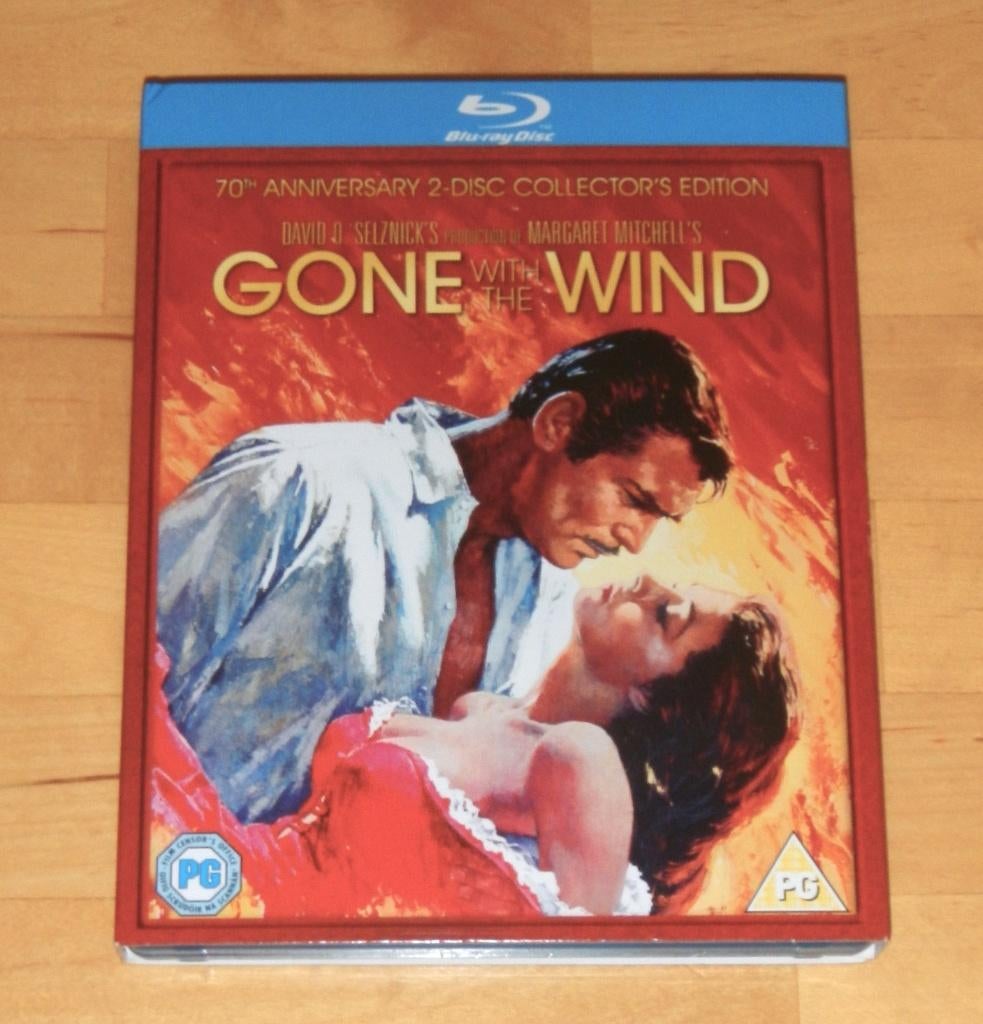 2 blu ray - Gone with the Wind - 70th anniversary edition, Ophalen, Zo goed als nieuw