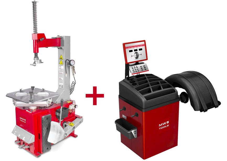Set bandenwisselaar BT100 3x400V en balanceermachine BB350, Ophalen of Verzenden, Nieuw