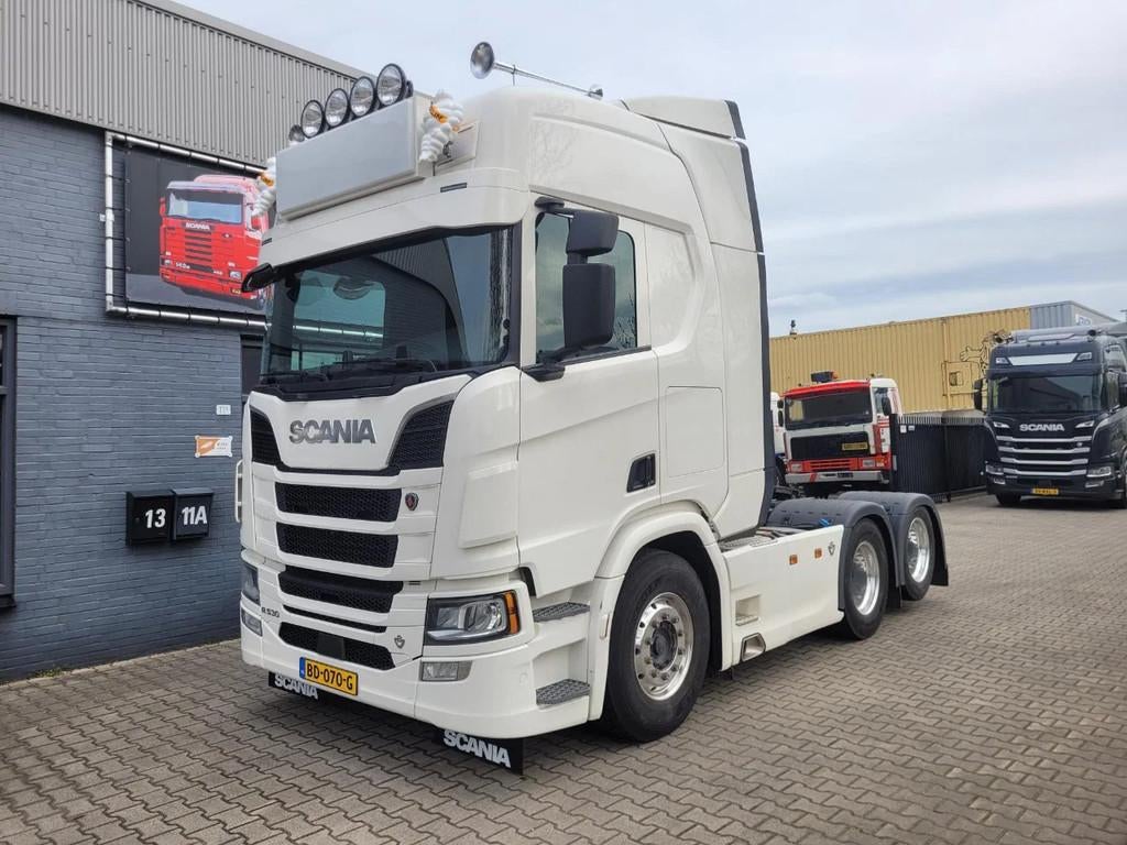 Scania R530 V8 NGS A6X2NB full air retarder pto 295 wb alcoa, Automaat, Euro 6, Scania, Wit