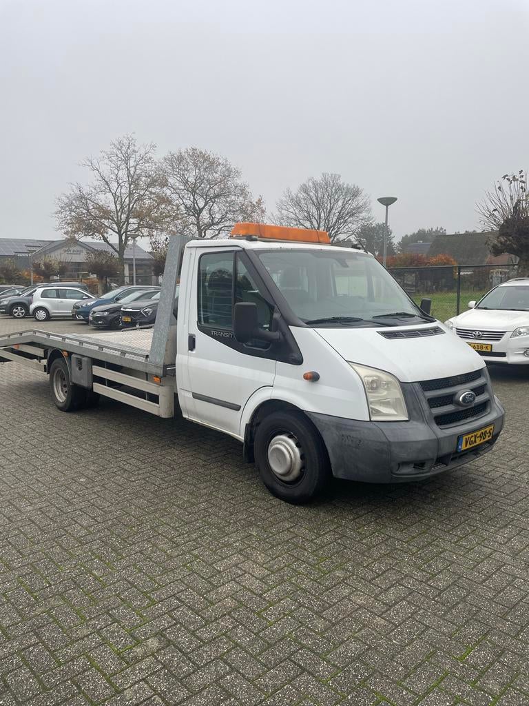 Ford transit oprijwagen 2011 zware motor, Wit, 3199 cc, Bedrijf, Grijs