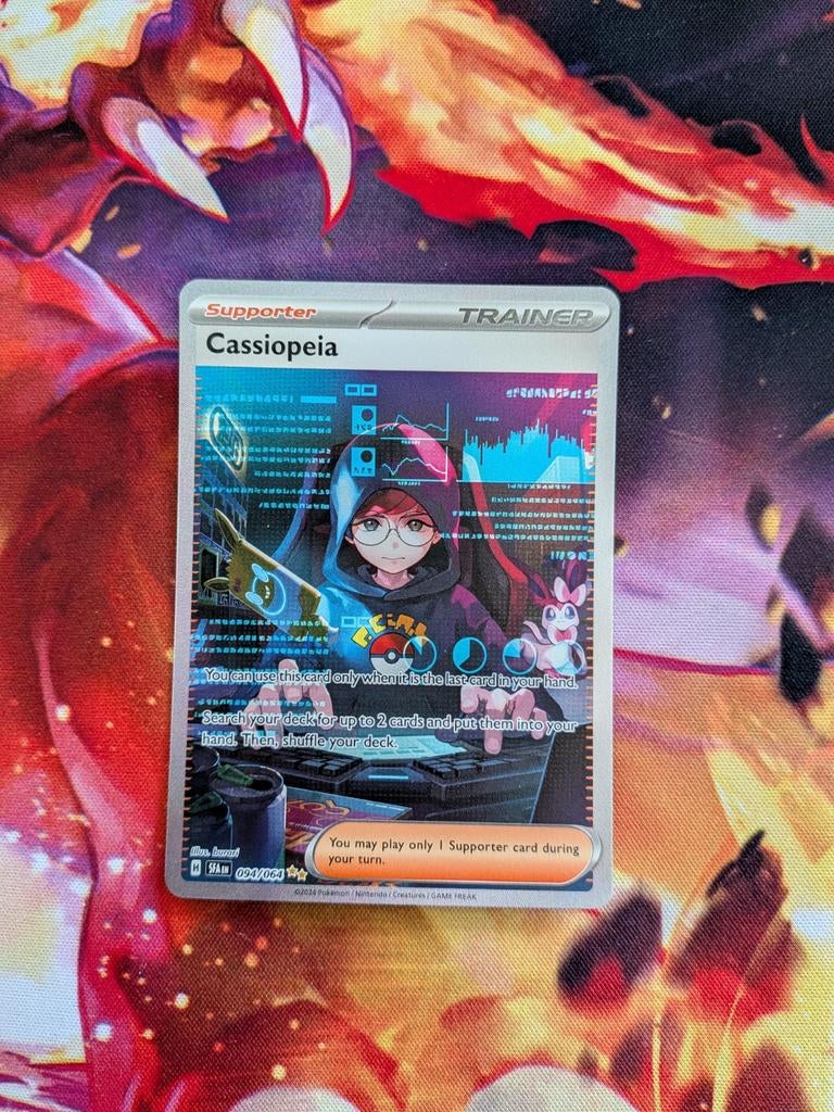 Cassiopeia Full Art Trainer #94 Pokemon Shrouded Fable, Hobby en Vrije tijd, Verzamelkaartspellen | Pokémon, Zo goed als nieuw