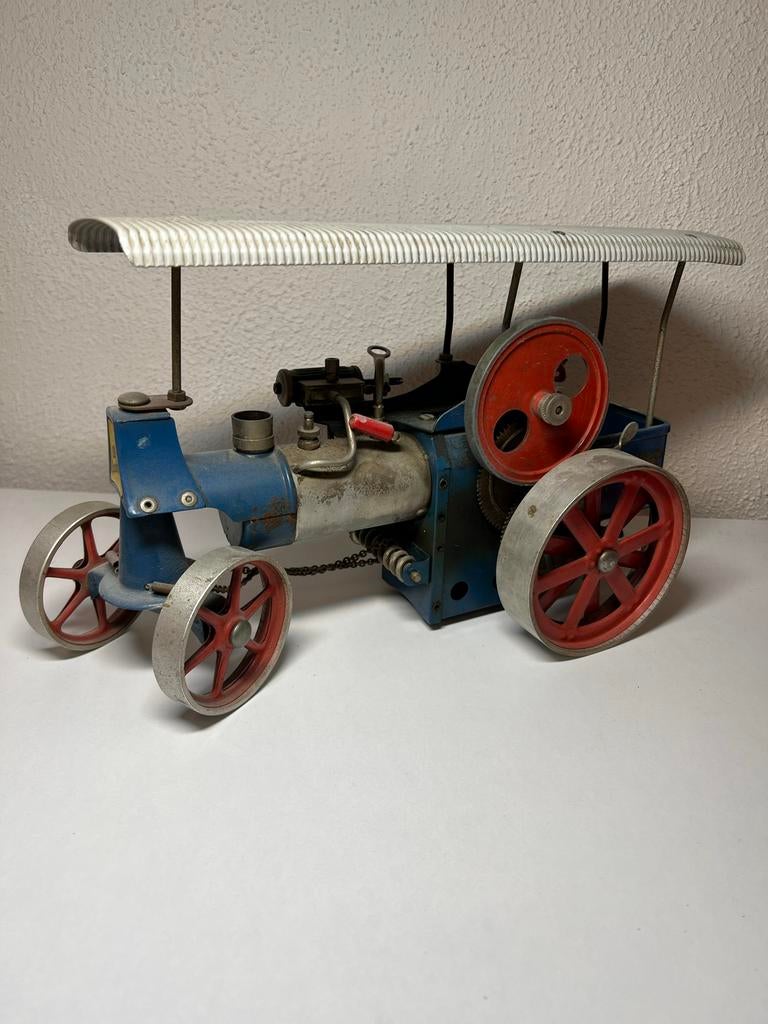 Wilesco zeldzame D405 Stoom tractor “Old Smokey” opknapper, Overige merken, Gebruikt, Ophalen of Verzenden, Groter dan 1:32
