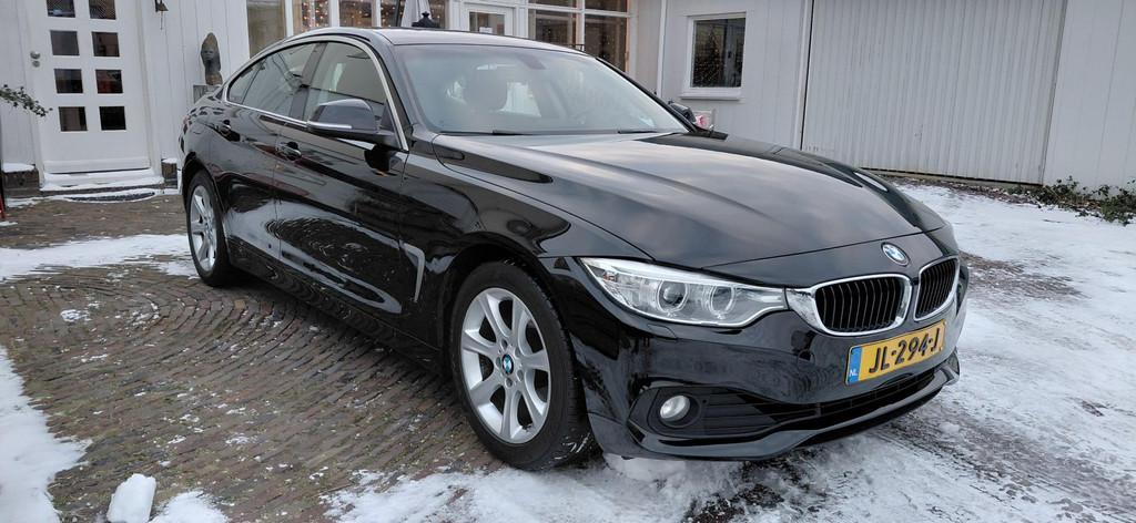 BMW 4-serie Gran Coupé 418i Centennial Executive in Schitte, Automaat, Gebruikt, Met garantie (alle), Zwart
