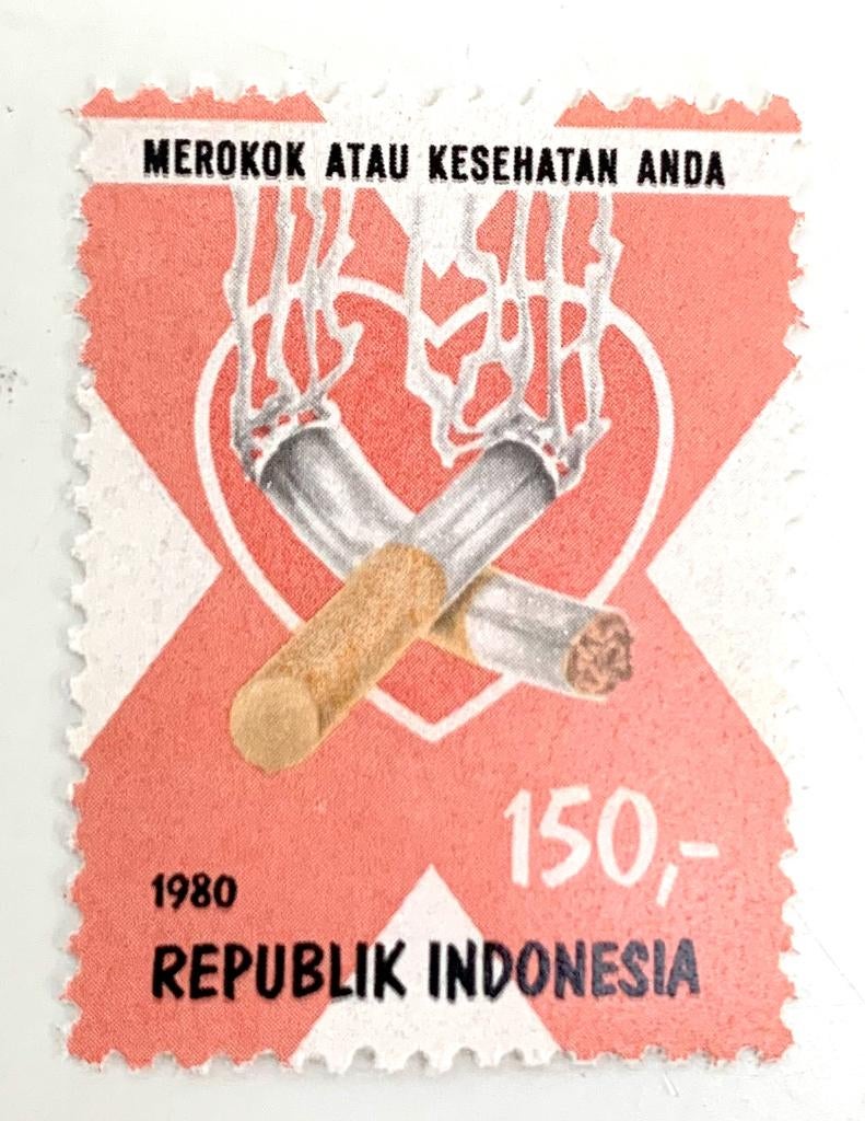 Indonesië 1980 Anti Smoking Campaign (012), Ophalen of Verzenden, Postfris, Zuidoost-Azië