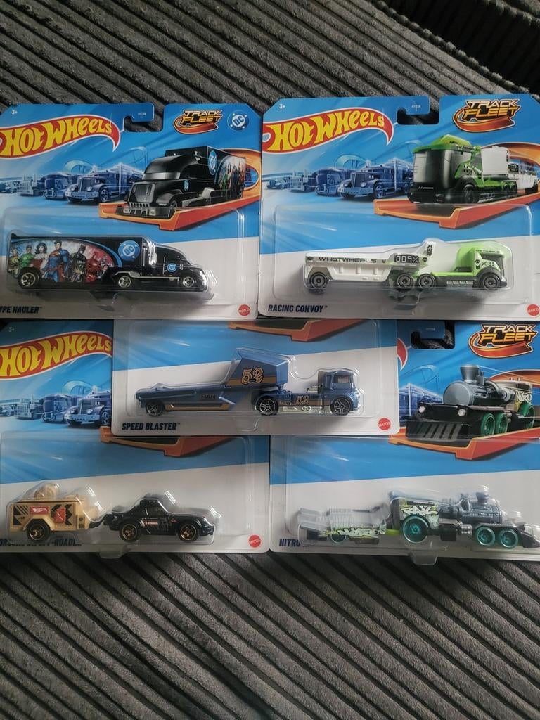 Hot Wheels Track Fleet set met Porsche 911 off-roader, Ophalen of Verzenden