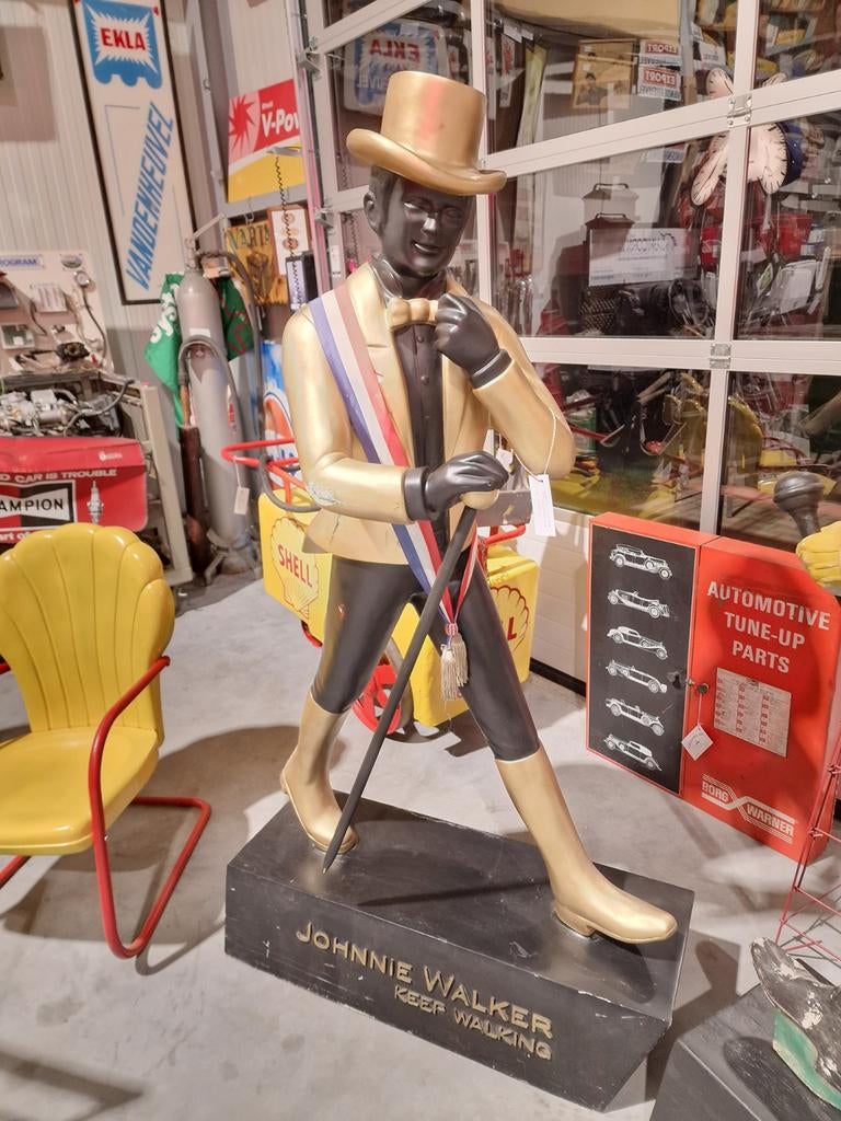 Johnnie walker  xxl reclame display, Ophalen, Gebruikt, Reclamebord