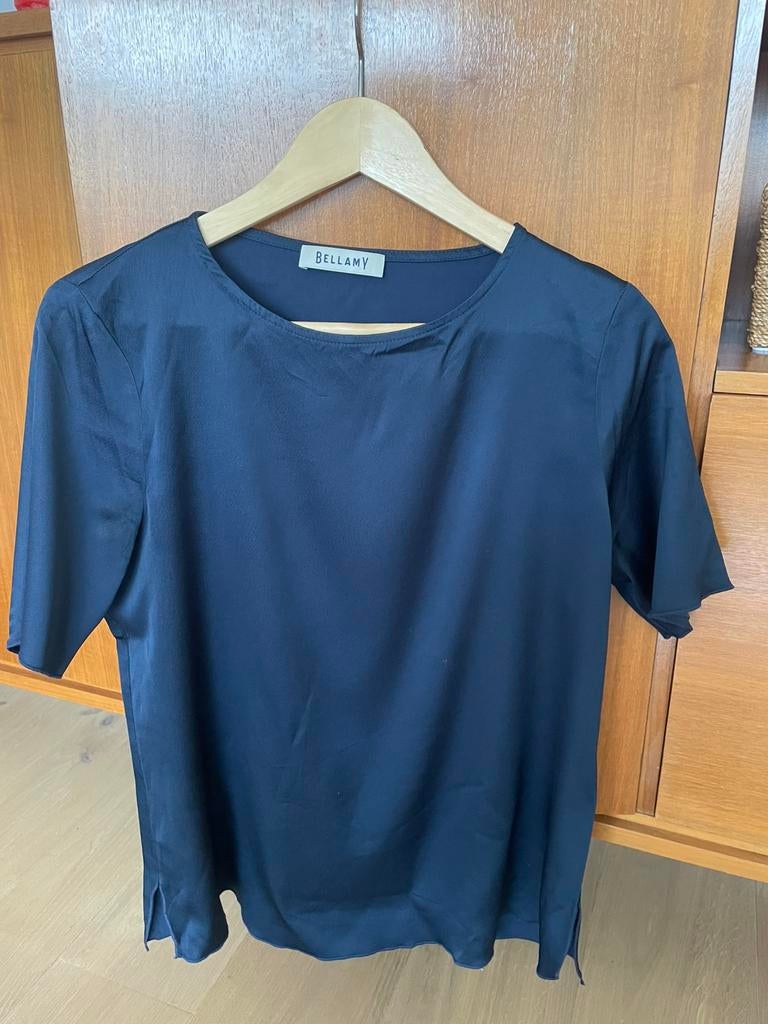 Bellamy t shirt donkerblauw izgst, Kleding | Dames, Maat 38/40 (M), Blauw, Ophalen of Verzenden, Zo goed als nieuw