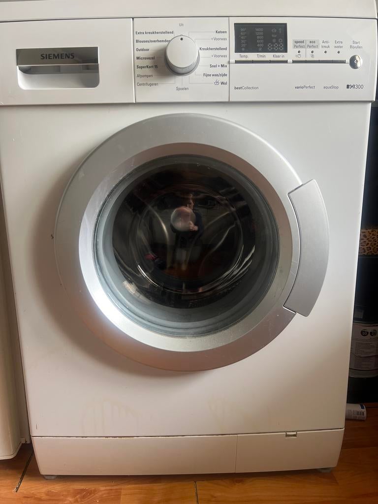 Siemens VarioPerfect iQ300 Wasmachine - BestCollection, Witgoed en Apparatuur, Gebruikt, Ophalen of Verzenden, Voorlader, Kort programma