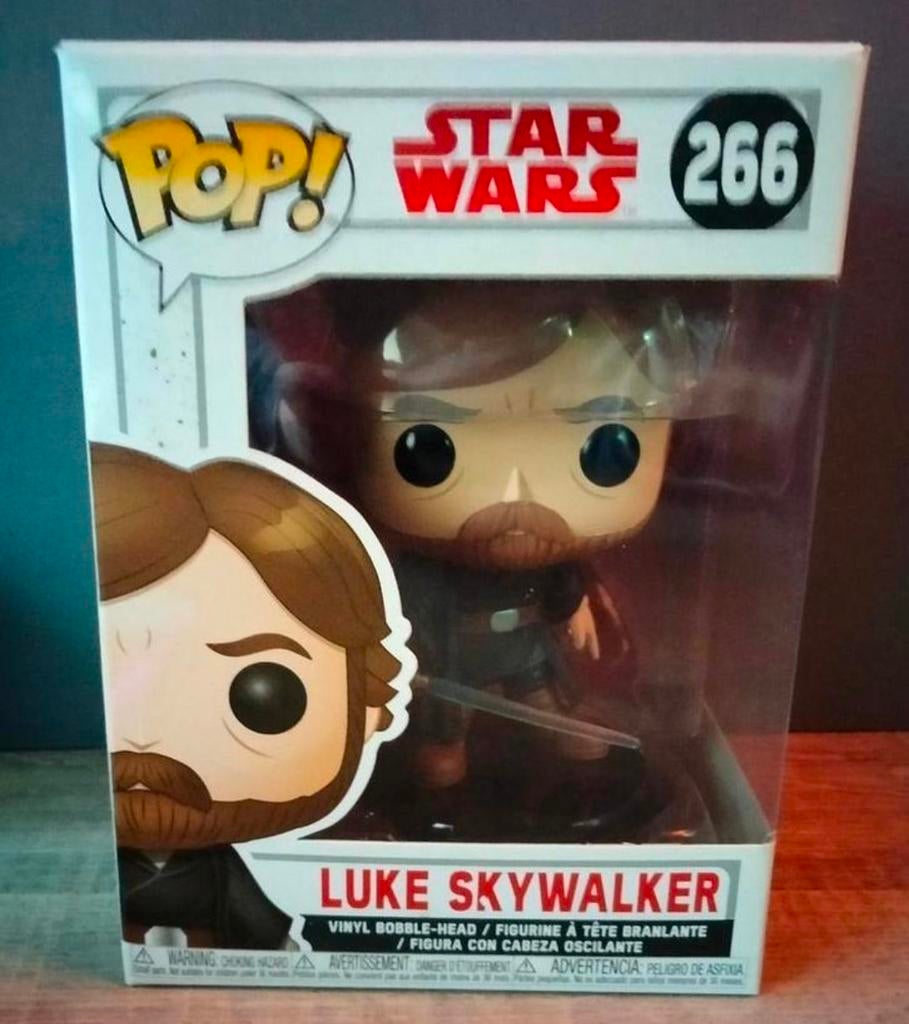 266 Luke Skywalker Star wars Funko Pop, Ophalen of Verzenden, Zo goed als nieuw