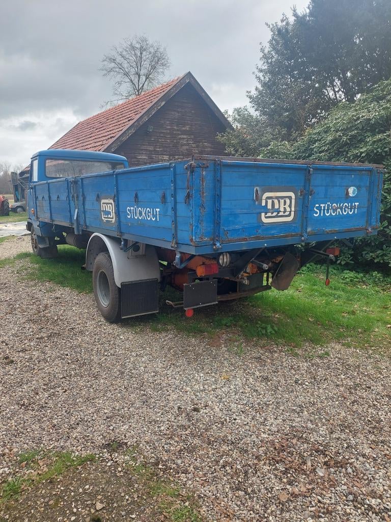 Zijschotten aanhanger kipper kieper mestwagen landbouwwagen, Ophalen of Verzenden, Gebruikt