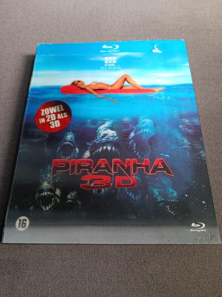 Piranha 3D - bluray, Cd's en Dvd's, Blu-ray, Ophalen of Verzenden, Zo goed als nieuw, Actie