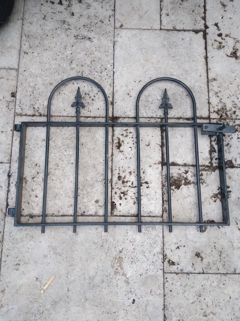 IJzeren tuinhekje met sluiting (tuinpoort/draaipoort/deur), Ophalen, Met poort, Gebruikt, Tuinhek