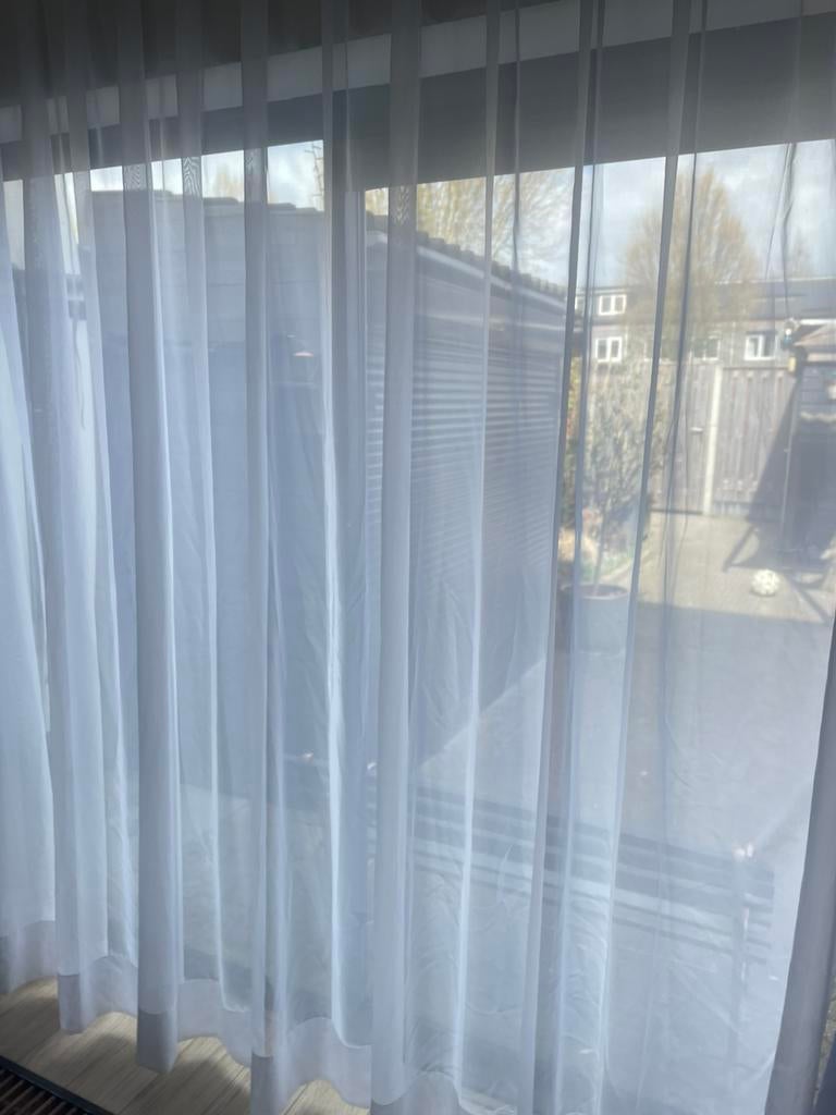 Prachtige Vitrage inbetween gordijnen Hoogte: 265, Ophalen of Verzenden, Zo goed als nieuw, 200 cm of meer