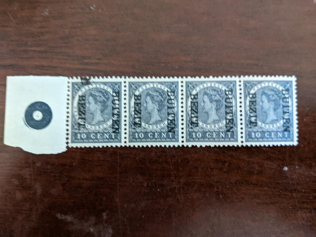 NED. INDIE 1908; STRIP (4) NVPHNR 88f LEES !, Verzenden, Postfris, Nederlands-Indië