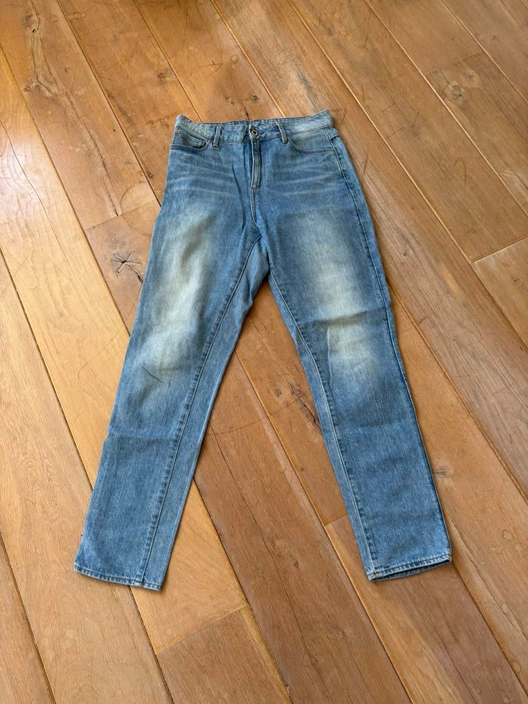 G-Star model 3301 high straight ankle maat 29/34, Ophalen of Verzenden, Zo goed als nieuw, Blauw, W28 - W29 (confectie 36)