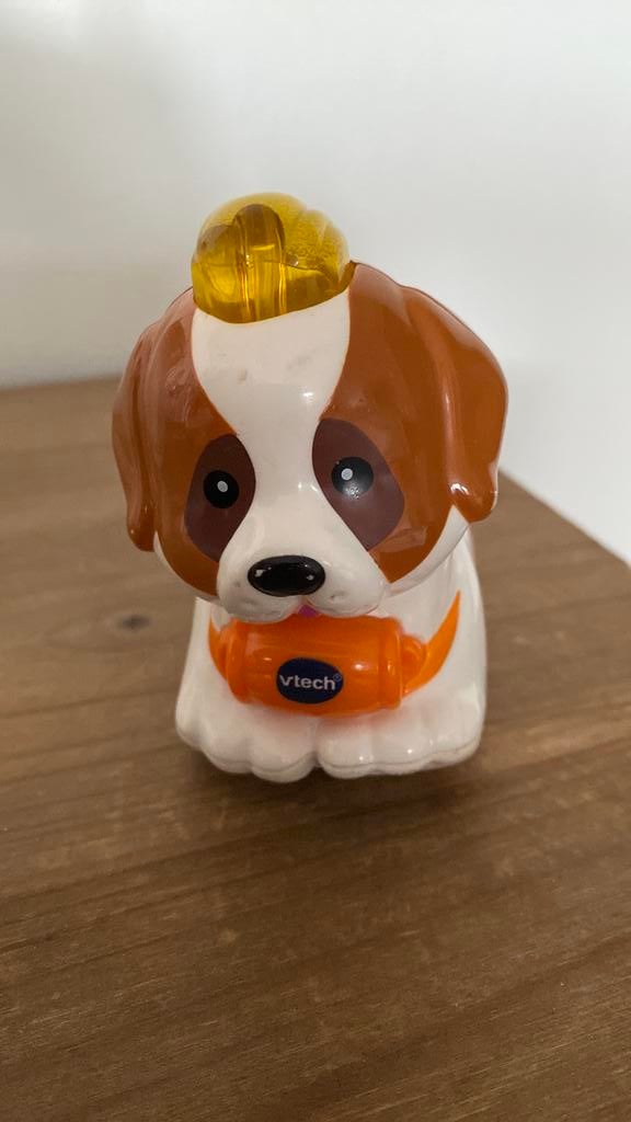 VTech Zoef Zoef dieren Sem Sint Bernard, Kinderen en Baby's, Speelgoed | Vtech, Ophalen of Verzenden, Zo goed als nieuw, 6 maanden tot 2 jaar