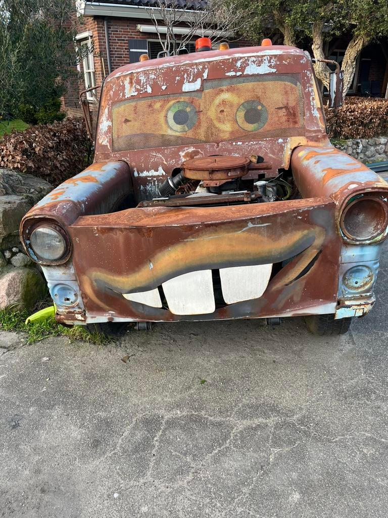 Tow mater cars (takel) zwarte cross project auto, Ophalen of Verzenden, Gebruikt