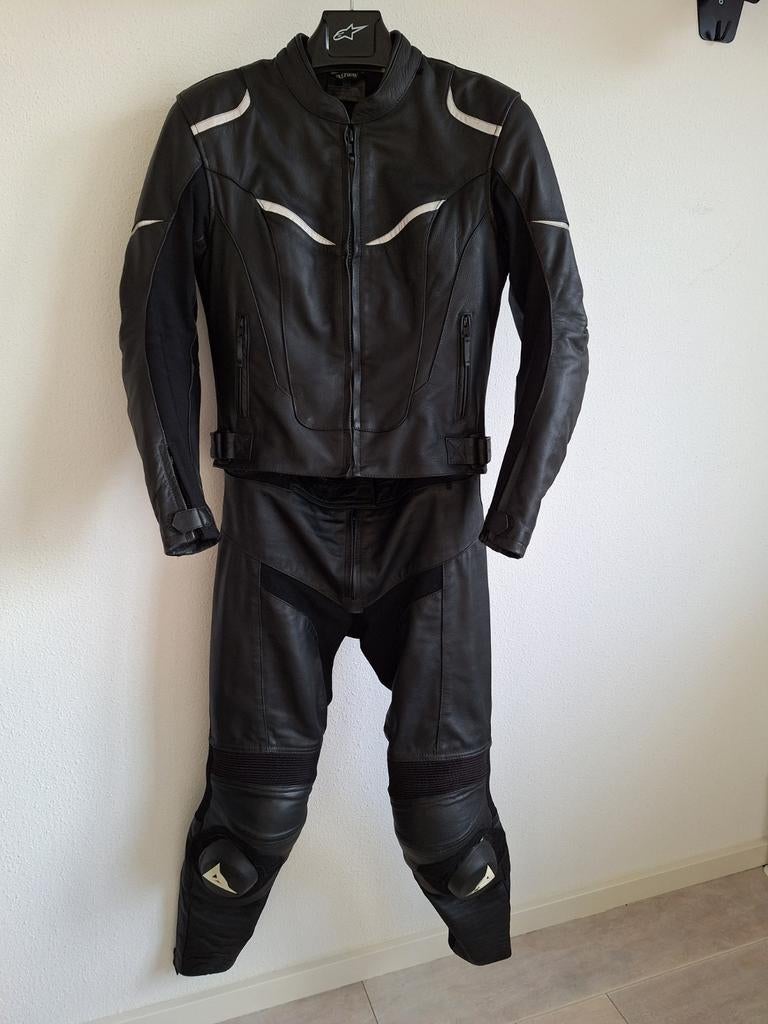 Leren motorpak | Tweedelig | Maat 38, Motoren, Kleding | Motorkleding, Combipak, Dames, Tweedehands, Ophalen