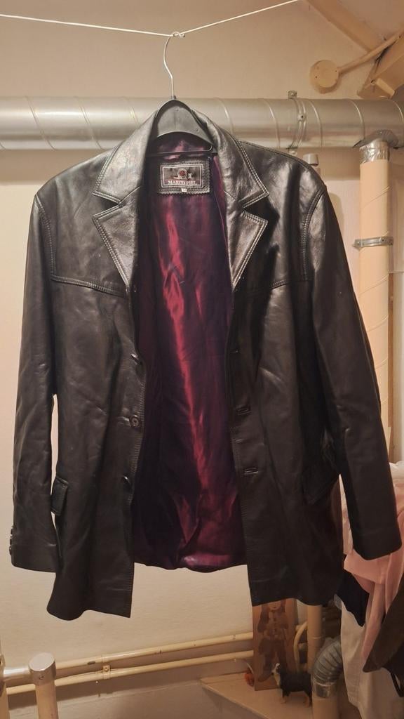 Marco Piel leren jas - Maat 52 (L), Maat 52/54 (L), Zwart, Ophalen of Verzenden, Marco Piel