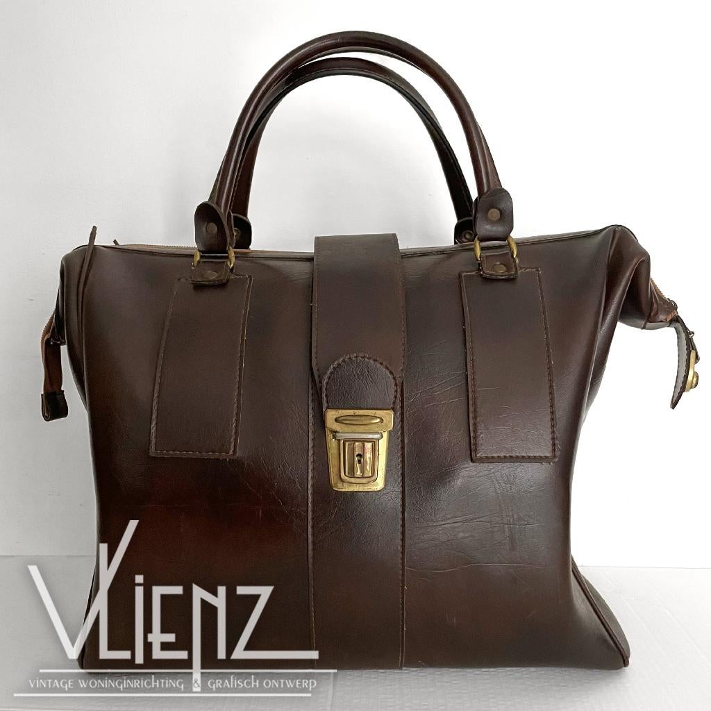 Grote, vintage dokterstas, brocante medicijntas, tas, Ophalen of Verzenden