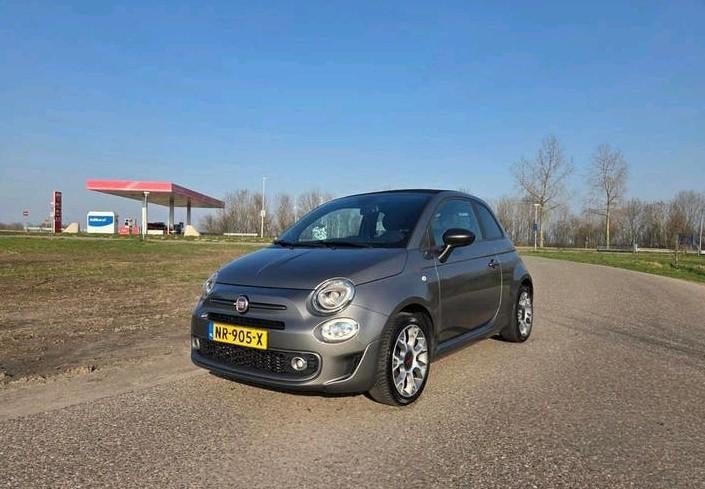 2017 Fiat 500C Sport 0.9 Twinair, Voorwielaandrijving, 1045 kg, Cabriolet, Leder en Stof