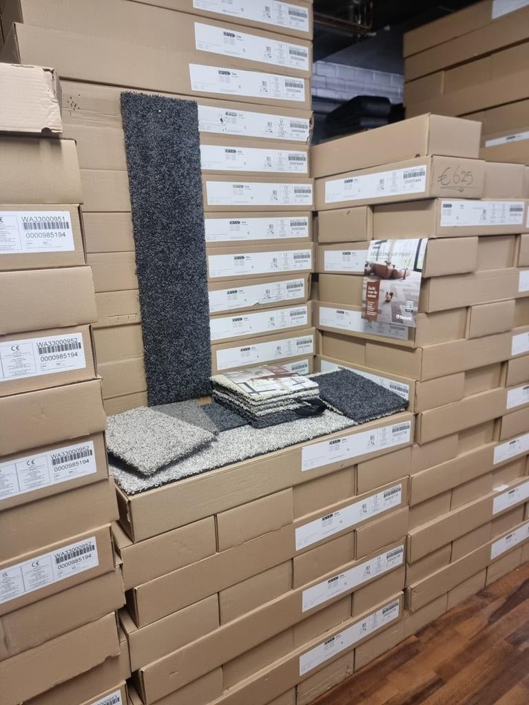 Desso Tapijttegels OUTLET OPEN ZONDER AFSPRAAK, Ophalen, Crème, 75 m² of meer, Nieuw