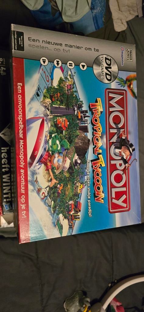 Monopoly Tropical Tycoon DVD Bordspel, Vijf spelers of meer, Ophalen of Verzenden, Zo goed als nieuw, Parker