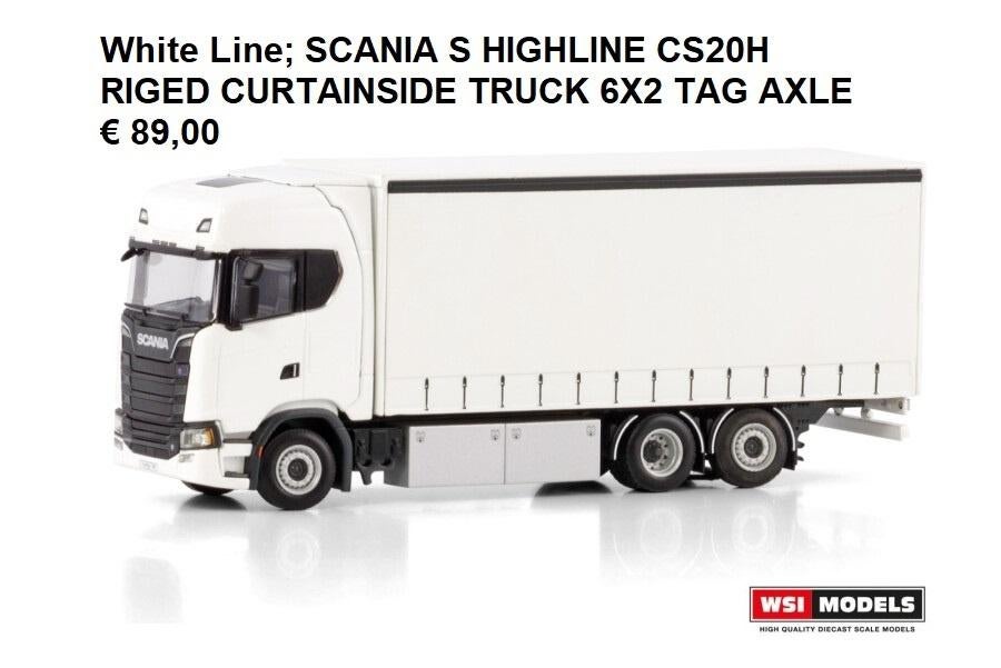 WSI Models scania bakwagen, Hobby en Vrije tijd, Modelauto's | 1:50, Ophalen of Verzenden, Nieuw, Bus of Vrachtwagen, Wsi