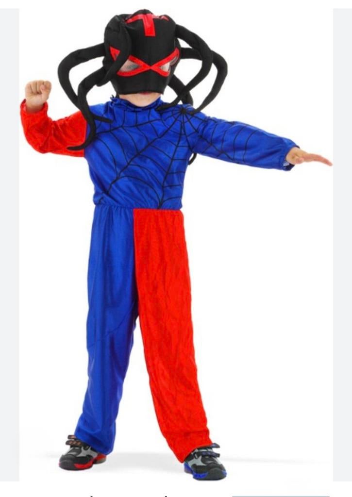Spinnen kostuum, Ophalen of Verzenden, Zo goed als nieuw, 146 t/m 152, Jongen