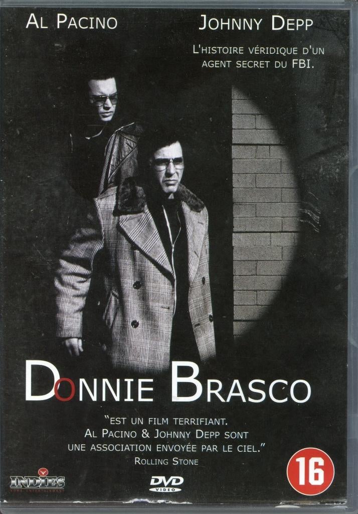 Al Pacino, Johnny Depp - Donnie Brasco, Vanaf 16 jaar, Ophalen of Verzenden, Zo goed als nieuw, Actiethriller