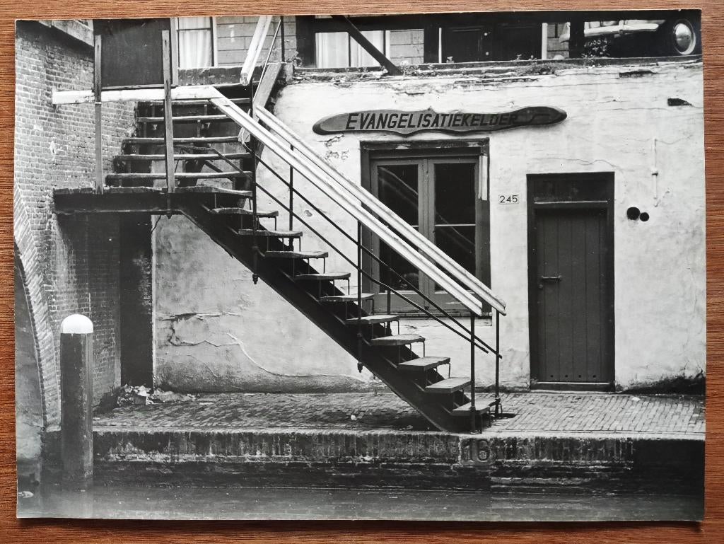 Foto Utrecht Oude Gracht 245. jaren '60, Ophalen of Verzenden
