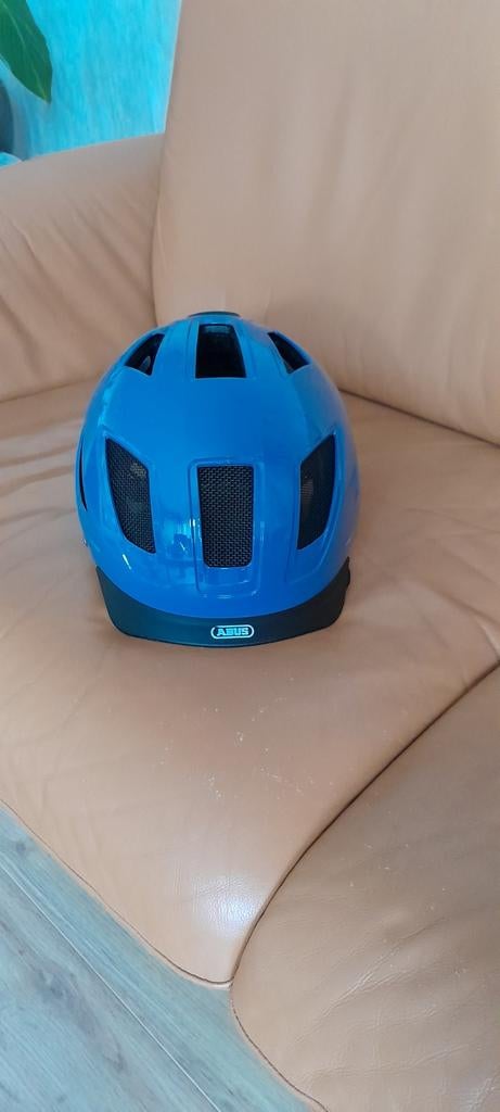 Blauwe ABUS Fietshelm - Hyban 2.0, Ophalen of Verzenden, Zo goed als nieuw, Heer of Dame, L