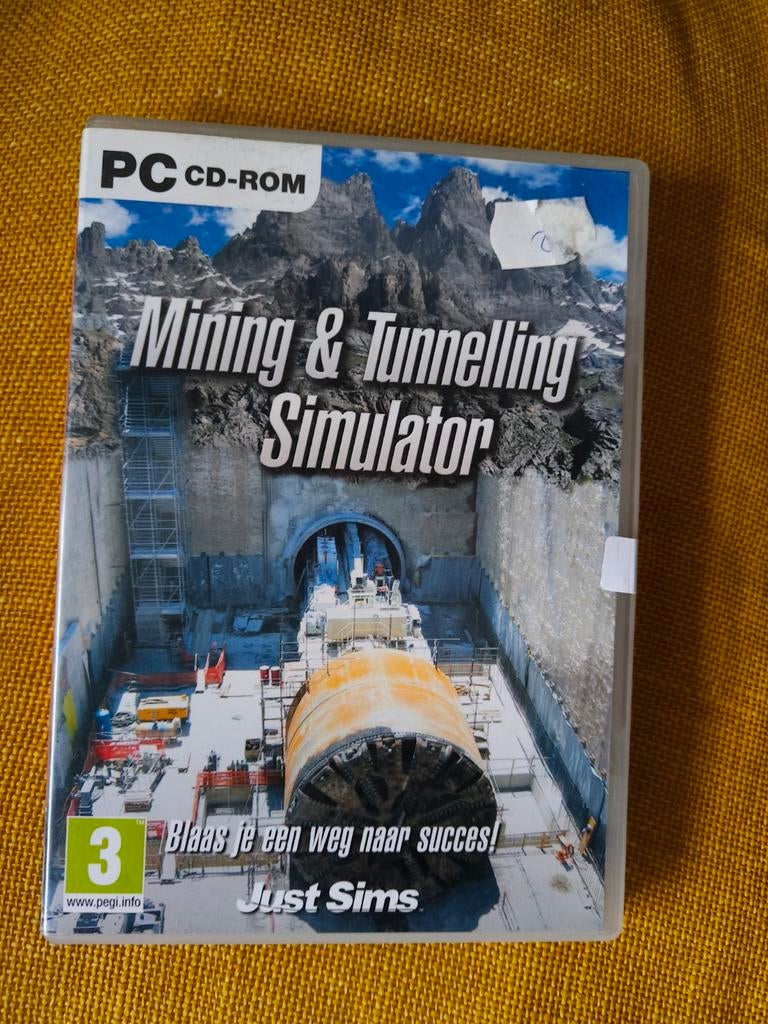 Mining & Tunnelling Simulator - PC CD-ROM, 1 speler, Ophalen of Verzenden, Zo goed als nieuw, Vanaf 3 jaar