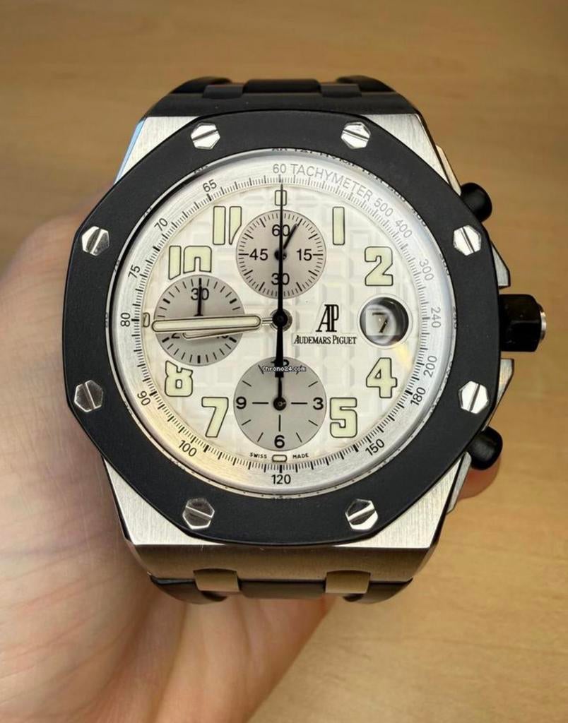 Audemars Piguet Royal Oak Offshore – topstaat, Gebruikt, Staal, Polshorloge, Kunststof