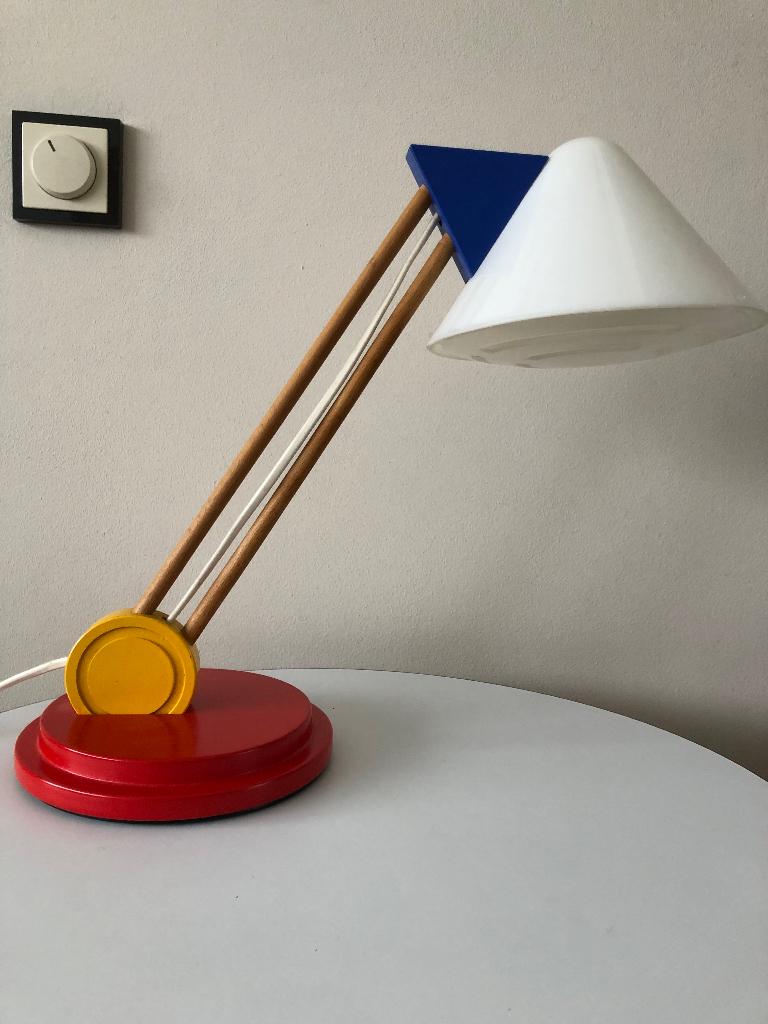 Lamp Stoja Ikea vintage jaren 80, 90 Memphis style, Zo goed als nieuw, Minder dan 50 cm, Vintage Memphis style modern design, Ophalen