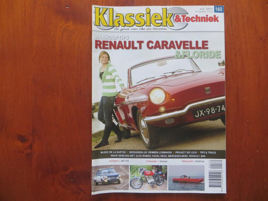 Klassiek & Techniek 160 Renault Caravelle / Floride, DAF 555, Ophalen of Verzenden, Nieuw, Renault