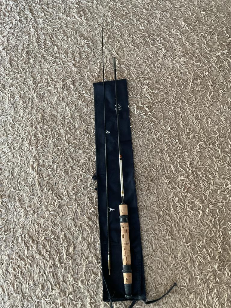 Fairplay / Jan Schreiner 8gram cobolt spinhengel  1.8m, Ophalen of Verzenden, Gebruikt, Overige typen