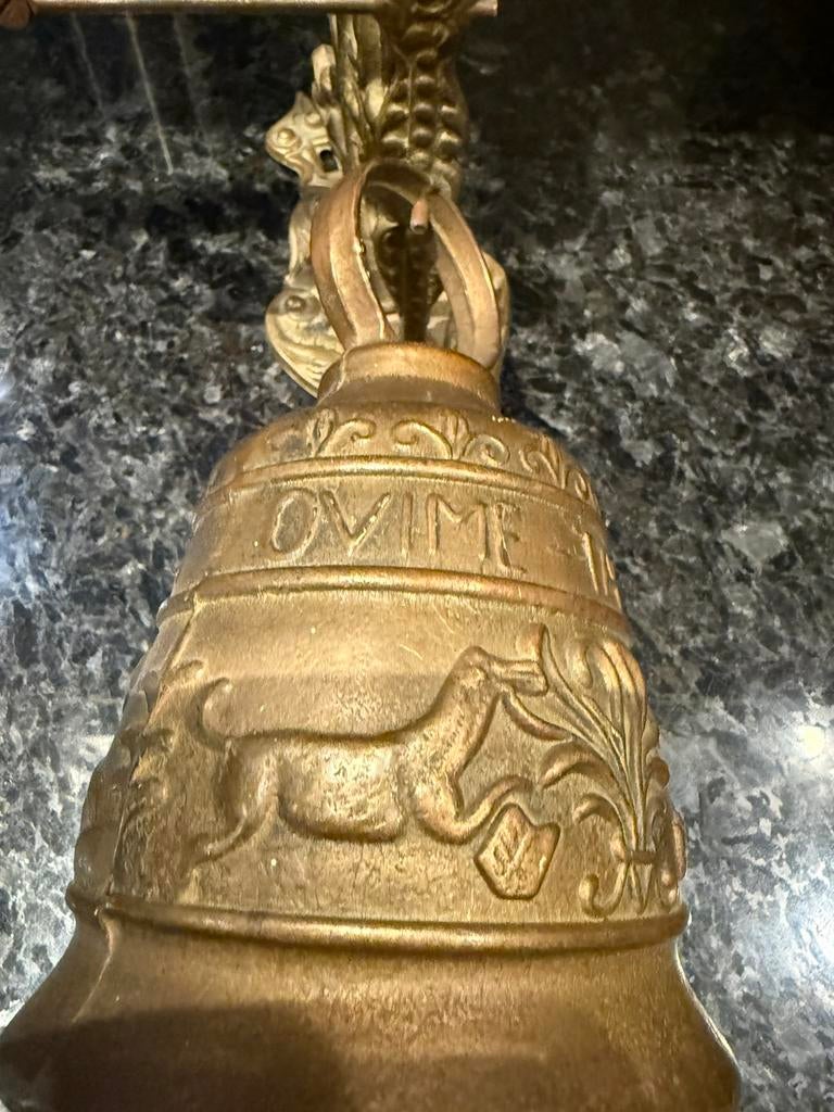 Prachtige koperen kloosterbel, Antiek en Kunst, Ophalen of Verzenden