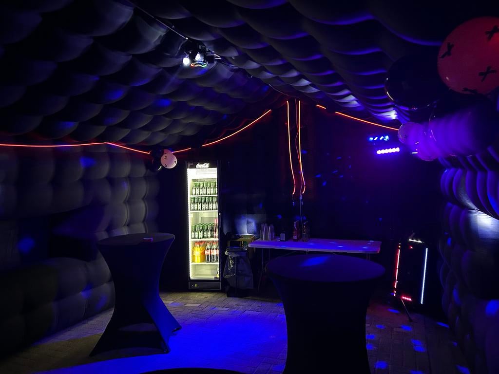 Te Huur: Club/Disco/Feesttent, Ophalen of Verzenden, Zo goed als nieuw, Overige