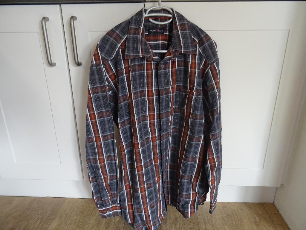 overhemd Marvelis maat XL, Kleding | Heren, Overhemden, Marvelis, Blauw, Ophalen of Verzenden, Zo goed als nieuw