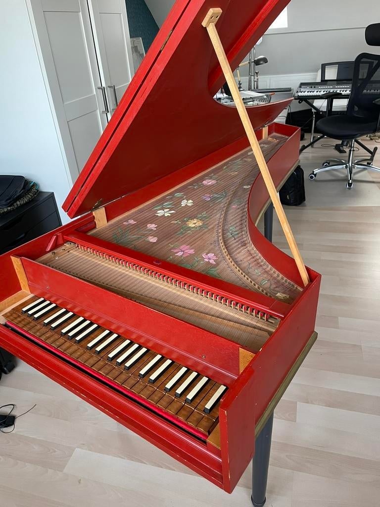 Italiaans Klavecimbel, Titus Crijnen, Messing Besnaard, Ophalen, Gebruikt