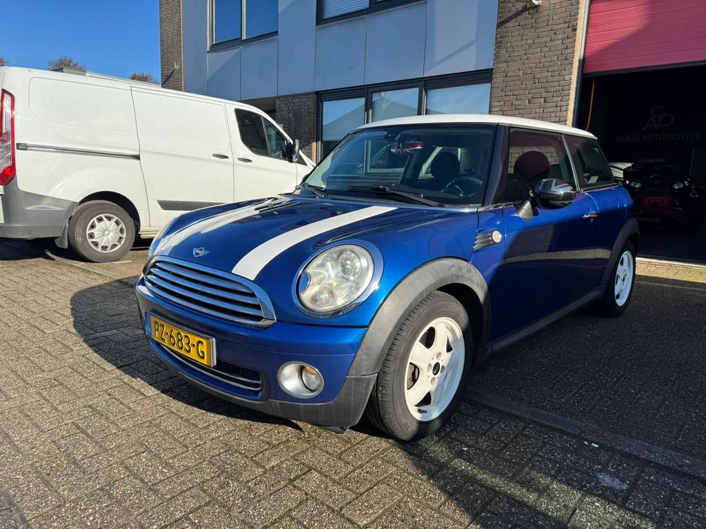 Mini Cooper 1.4 pepper, Auto's, Mini, Voorwielaandrijving, Stof, Zwart, Blauw