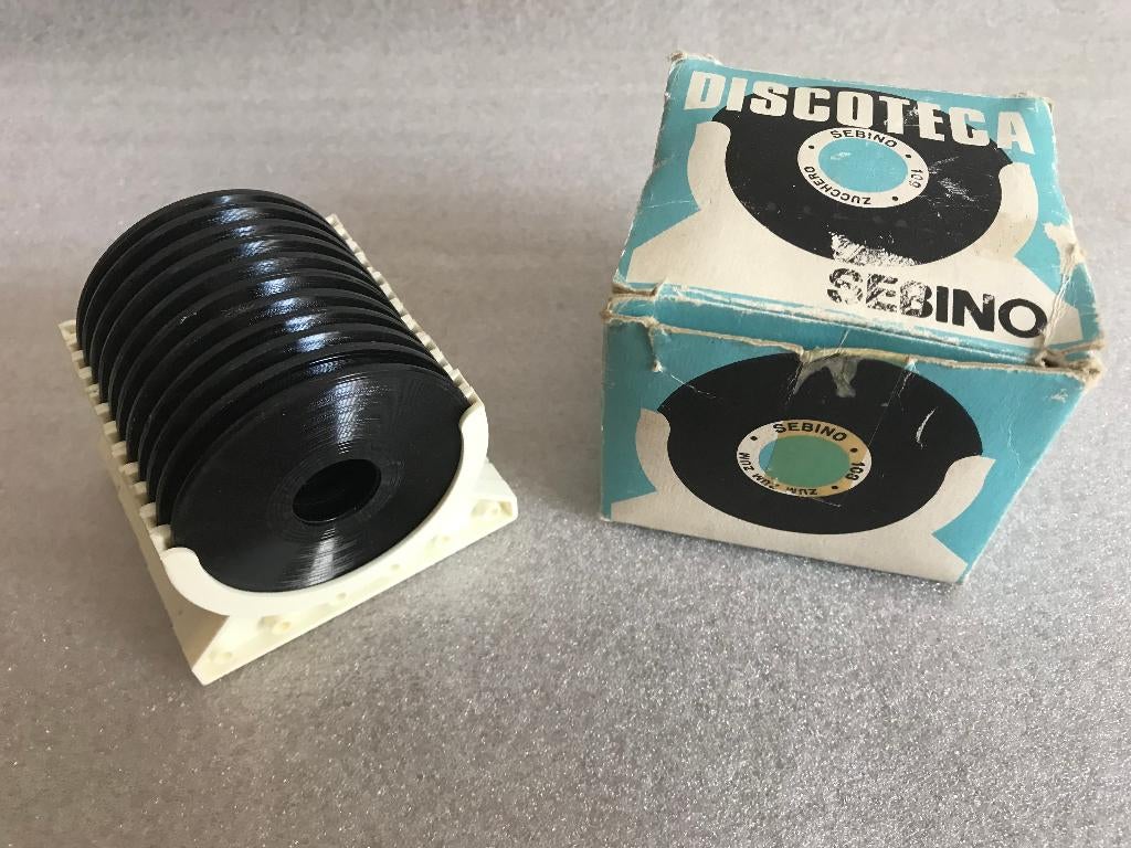 Vintage Discoteca Sebino Discs Platen Pop Poppen Jukebox, Ophalen of Verzenden, Gebruikt